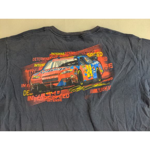 Mens Winners Circle Jeff Gordon #24 DuPont Motorsports T Shirt Black Size L - Picture 5 of 12